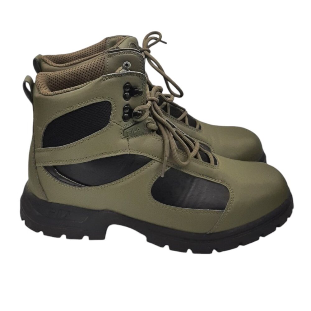 Fila Men's Everpoint Hiking Boots Olive/Black SZ 10